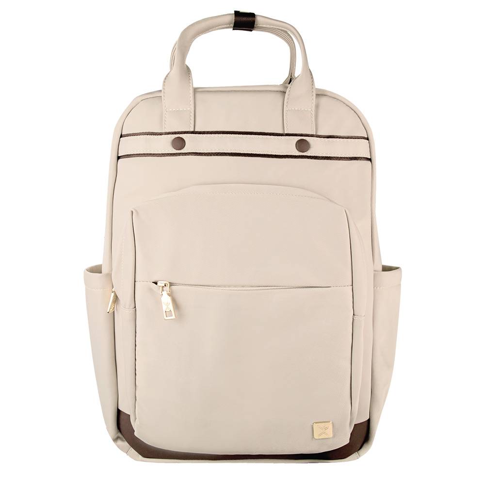 PC-084655 Mochila de mujer para laptop Elegante y Funcional Modelo Kokette Color Taupe | PERFECT CHOICE - PC-084655 Mochila de mujer para laptop Elegante y Funcional Modelo Kokette Color Taupe | PERFECT CHOICE -